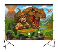 Jurassic Dinosaurs Backdrop Photography Background 7x5ft Studio Photo Booth Props