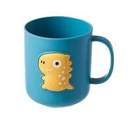 Jurassic Hydration Vessel - 400ml Ergonomic Juvenile Tumbler | -Resistant Polymer with Prehistoric Iconography, Multi-Purpose Sanitisation Cup for Ensuites, Nurseries and Kitchens