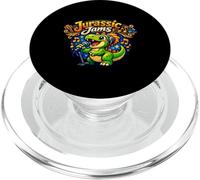 Jurassic Jams Dinosaur Music Singer Prehistoric Dino Karaoke PopSockets PopGrip for MagSafe