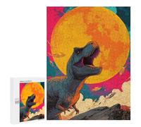 Jurassic Moonlit Adventure: Winter Gift, 500 PCS Challenging Puzzle for Adults - for Detail-Focused Puzzlers