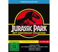 Jurassic Park 1-3 + Jurassic World - 4 Movie limited Collector's Edition BR NEW