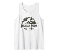 Jurassic Park 2025 Dinosaur Silhouette Tank Top