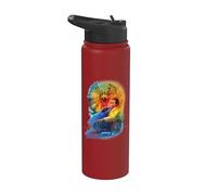 Jurassic Park 30th Anniversary Dilophosaurus Stainless Steel Insulated Water Bottle