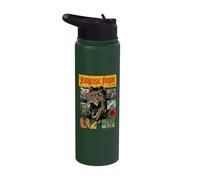 Jurassic Park 30th Anniversary Life Finds a Way Stainless Steel Insulated Water Bottle