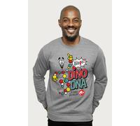 Jurassic Park Bingo Dino DNA Sweatshirt in Mid Grey | Size: Large Jurassic Park Mid Grey L