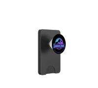 Jurassic Park Blue & Purple Fossil Logo PopSockets PopWallet for MagSafe