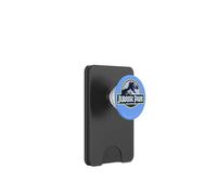 Jurassic Park Blue Retro Classic Icon PopSockets PopWallet for MagSafe