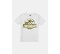 Jurassic Park Boy's Dino Camo Boys T-Shirt White | Size: 9-10 Years Jurassic Park White 9-10 Years