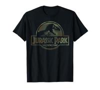 Jurassic Park Camo Fossil Logo T-Shirt