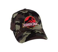 Jurassic Park Camo Logo Men Cap Multicolour, 100% Cotton,