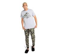 Jurassic Park - CAMO - MENS LONG SLEEP SET - MULTI - MED