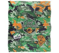 Jurassic Park Camp Cretaceous Camo Blanket