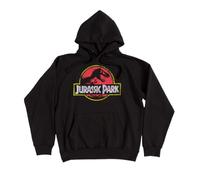 Jurassic Park Classic Logo Black Hoodie