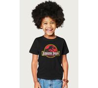 Jurassic Park Classic Logo T-Shirt in Black | Size: 5-6 Years Jurassic Park Black 5-6 Years