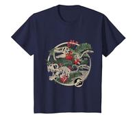 Jurassic Park Cross Bones Chest T-Shirt, Youth, Navy Blue, 2T