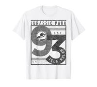 Jurassic Park East 93 Isla Nublar Poster T-Shirt