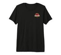 Jurassic Park Embroidered Classic Logo Premium T-Shirt