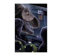 Jurassic Park Encounter With The T-Rex Poster 16" x 24" (40x60 cm)