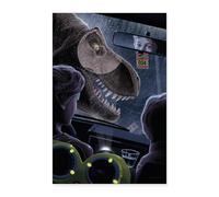 Jurassic Park Encounter With The T-Rex Poster 24" x 35" (60x90 cm)