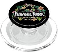 Jurassic Park Floral Tropical Fossil Logo PopSockets PopGrip for MagSafe