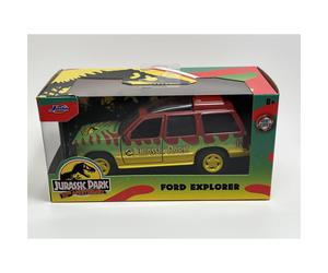Jurassic Park Ford Explorer 1:32 Scale - Jada 31956, 30th Anniversary, Doors Open, Boxed