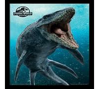 Jurassic Park FP12278P-PL Jurassic World Fallen Kingdom (Mosasaurus) Framed Print, Multi Coloured, 30 x 40cm