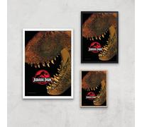 Jurassic Park Giclee Art Print - A3 - Black Frame