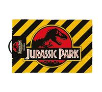 Jurassic Park, GP85267, Warning Doormat, Multi-Color, 40 x 60cm