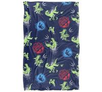 Jurassic Park Graffiti Dinos Silky Touch Super Soft Throw Blanket 91 x 147 Cm