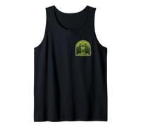 Jurassic Park Green Entrance Pocket Hit Tank Top