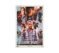 Jurassic Park III 2001 American Science Fiction Action Film Cover Wall Art Deco Poster Canvas Poster Wall Art Decor Print Picture Paintings for Living Room Bedroom Decoration Unframe-style 12x18inch(3