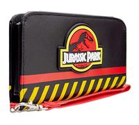 Jurassic Park Isla Nublar Ingen Dept Purse Bi-Fold Phone, Coin Pocket & Card Holder, Black