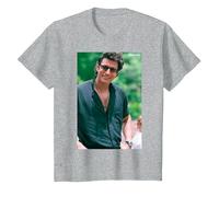 Jurassic Park Jeff Goldblum Smile Style Poster T-Shirt, Youth, Heather Grey, 3T