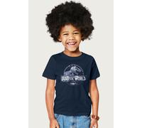 Jurassic Park Jurassic World Classic Claw Logo T-Shirt in Navy | Size: 12-13 Years Jurassic Park Navy 12-13 Years
