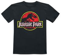Jurassic Park Kids - Distressed Logo T-Shirt black 8 Years