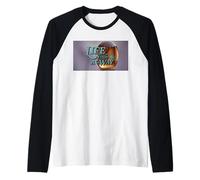 Jurassic Park Life Find A Way Amber Mosquito Raglan Baseball Tee
