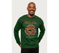 Jurassic Park Life Finds A Way Mosquito In Amber Sweatshirt in Bottle Green | Size: 2XL Jurassic Park Bottle Green 2XL
