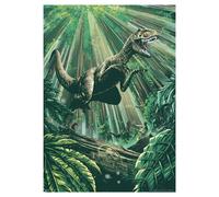 Jurassic Park Limited Edition 30th Anniversary Art Print in Green | Size: A3 Jurassic Park Green A3