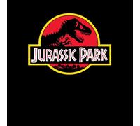 Jurassic Park Logo Hoodie - Black - M