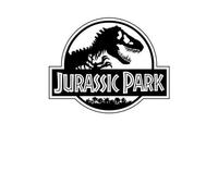 Jurassic Park Logo Hoodie - White - L