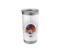 Jurassic Park Logo Sunburst Stainless Steel Insulated Tumbler