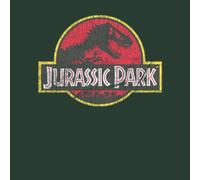 Jurassic Park Logo Vintage Men's T-Shirt - Green - S