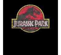 Jurassic Park Logo Vintage Women's T-Shirt - Black - M