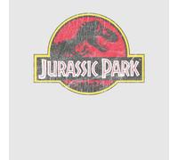 Jurassic Park Logo Vintage Women's T-Shirt - Grey - 3XL
