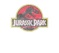 Jurassic Park Logo Vintage Women's T-Shirt - White - S