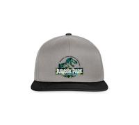 Jurassic Park Logo with T-Rex Leaves Design Snapback Cap