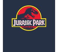 Jurassic Park Logo Women's T-Shirt - Navy - L