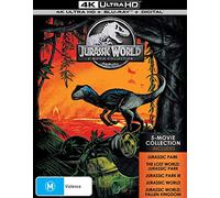 Jurassic Park / Lost World / III / Jurassic World / Fallen Kingdom | Blu-ray + UHD + Digital Copy: 5 Movie Franchise Pack