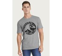 Jurassic Park Men's Education Over Extinction T-Shirt in Mid Grey | Size: Large Jurassic Park Mid Grey L