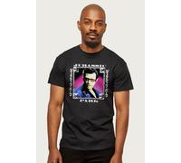 Jurassic Park Men's Ian Malcolm Life Finds A Way T-Shirt in Black | Size: Large Jurassic Park Black L
